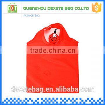 Factory Wholesale High Quality Red Polyester Foldable Shopping Bag photo-5