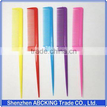 Colorful Pointed Tail Plastic Comb