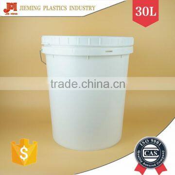 Plastic Barrel with Screw Lid, 30L Metal Handle Plastic Bucket, Plastic Container packaging Drink Drums