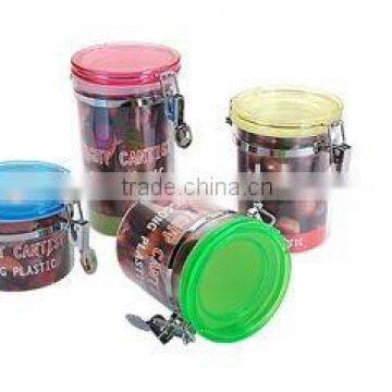 PS Plastic Snack Air-tight Canister Set