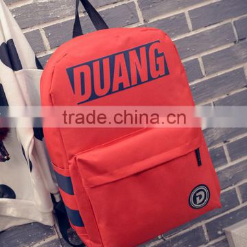 color canvas backpack for girls 2016