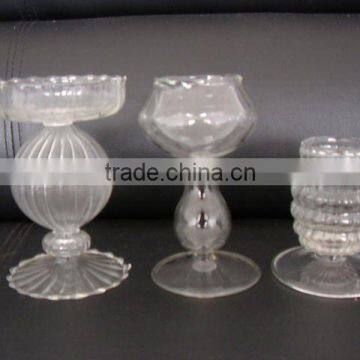decorative glass candle holder