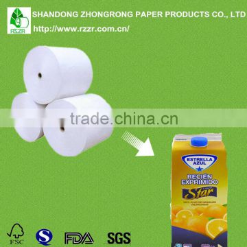 20+300+20gram fresh juice box packaging paper with pe coated paper