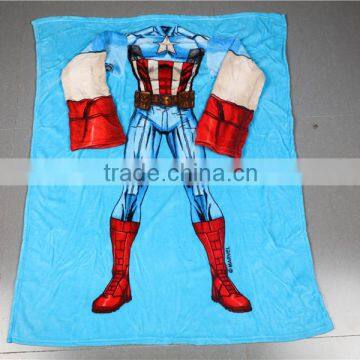 Plain Design PolyesterColar Fleece TV Blanket