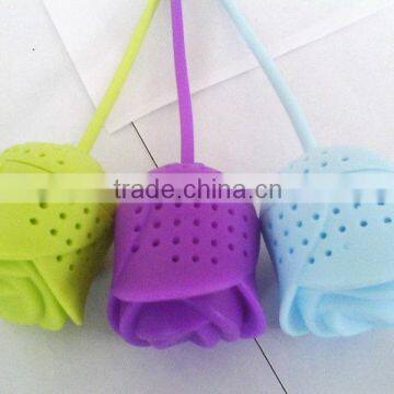 Low price Cheapest color bulk silicone tea infuser set