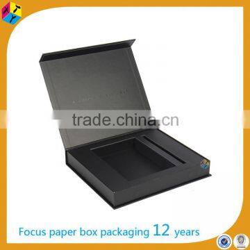 wholesale black cardboard luxury packaging boxes