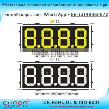 Jordan Led Digital Gas Price Display 8.8.8.8 (8inch ) R/W/Y/W/B photo-3