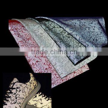 Iridescent Reflective Mesh Fabric For Sport Shoes
