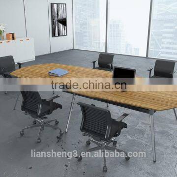 Hot Selling Unique Design Clear Glass Conference Table photo-4