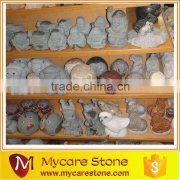 Chinese stone small size statue, table decoration statue on sale