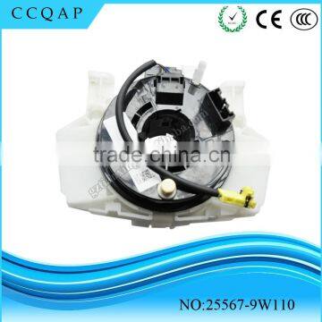 25567-9W110 High performance cheaper price auto parts airbag sensor spring clock spiral cable sub-assy for Teana