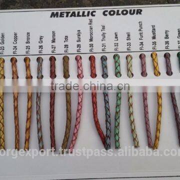 2.5mm Braided Leather Cords From BORG EXPORT / Braided Leather Cord 2.5 mm photo-3