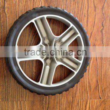 8 Inch Rubber Wheel With Plastic Rim Used for Toys Kid Cart Wheels