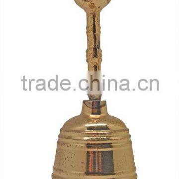 4.3" brass souvenir bell for many usages A3-501 (A618)