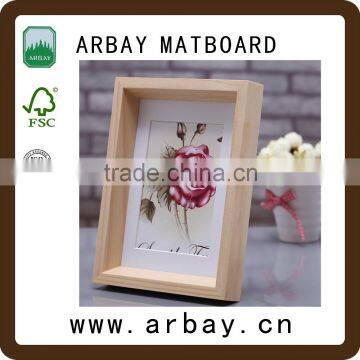 hot sale high grade and any color holy nature photos/cardboard /vintage frame matboard