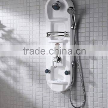 Best Selling thermostatic shower panel/shower column set with waterfall