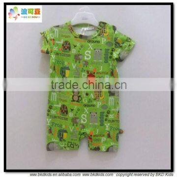 infant & toddler animal all-over printed baby clothing baby short jumpsuit