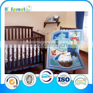 Ocean Zoo Ship Float Nice Baby Crib Bedding Sets