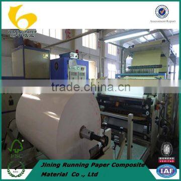 Cast coated paper in reel