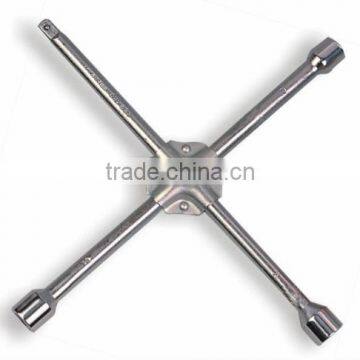 Cross Rim Wrench With Iron Pad