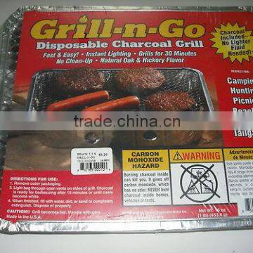 Disposable Aluminium Foil Bbq Grill