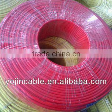 CCC ISO CE certificate 300/500v 1.5mm2 copper conductor PVC insulated electric wire