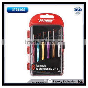 6pcs Mini Flat Head Phillips Head Precision Screwdriver Set