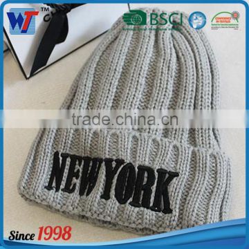 Hot cake warm beanie custom your own logo beanie knitted cuff hat