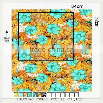 jersey fabric polyester FDY with printed for women's fashional garment made in shaoxing