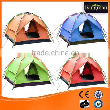 2016 new hot sale camping tent 3-4 person,automatic open tent,family tent