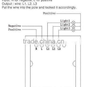 Smart Home 3 Gangs Wallpad Glass Cover Android and IOS Phone Wifi Remote Control Switch photo-5