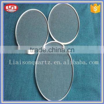 round quartz glass plate