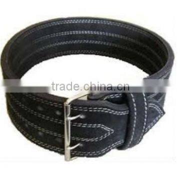 Suede Lining Heavy Duty Leather Weight Lifting Power Belt