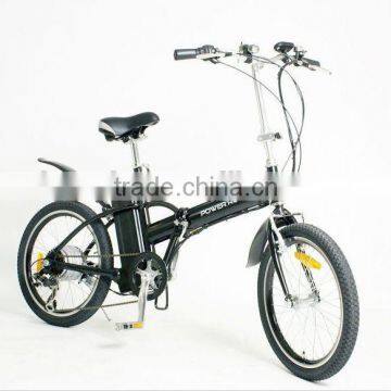 EN15194 lightweight alloy folding electric bike 250W