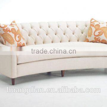 low price modern sofa set designs white button tufted fabric sofa living room sofa