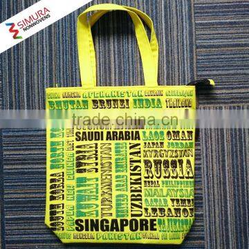 Tote Bag with Good Quality Polyester Fabric and Zipper