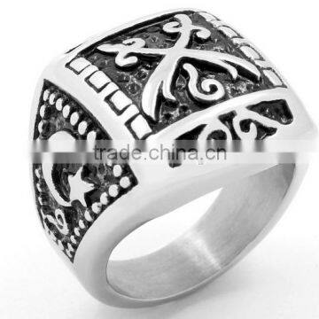 High Quality Stainless Steel Importing Jewelry From China Men's Silver Ring photo-3