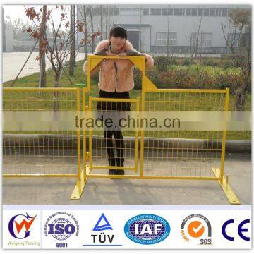 Isolation construction moveable steel fence