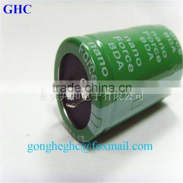 2.7v 200f energy efficient super capacitor