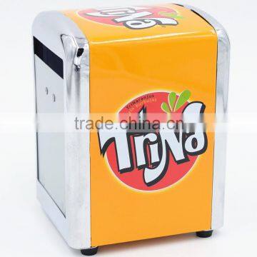 Customized Ice Cream Printing Metal Napkin Holder With Weighted Metal Napkin Holder photo-6