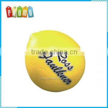 Lemon shaped PU stress ball for promotion,stress toy