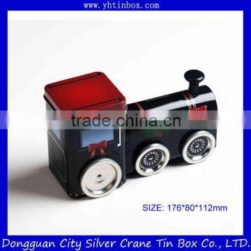 Best Gift Tin Box of Children's day Train Tin box for candy packaging