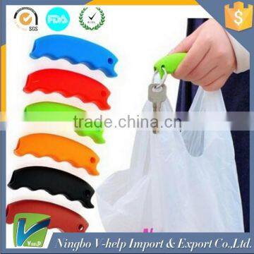 Colorful Portable Dish Silicone Knob Bag Carry Helper for Shopping Bag Handle Tool Clip Carry Grips