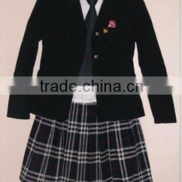 school uniforms for girl /school uniforms design/jacket /skirt