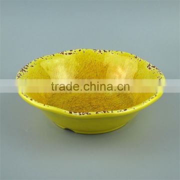 B072 melamine bowl ,soup bowl with ice crack effect