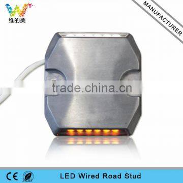 Hot selling mix yellow white led tunnel road stud aluminum highway road reflector