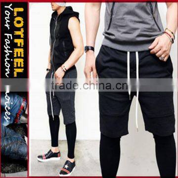 Leggins Layer Drop Jersey Short Sweats Sweatpants (LOTG195)