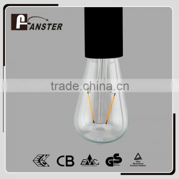 High quality decorative LED filament bulb ST64 8W base E27 LED bulb light with top quality