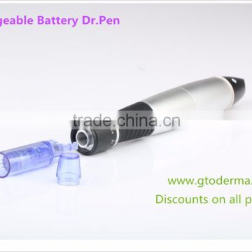 Micro Needle Pen Wrinkle Remove Home Use Skin Derma Pen Rechargeable Battery Dr.Pen