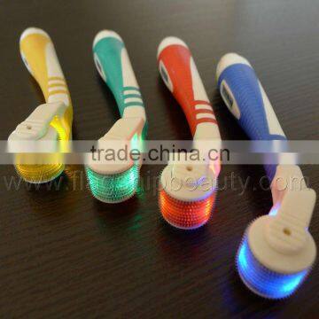 galvanic derma roller with breast light led roller